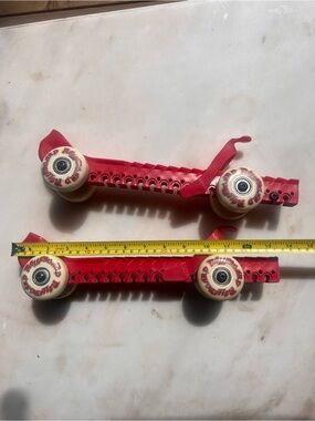 RollerGard Ice Skate Rolling Guards - Red